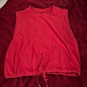Lululemon Drawstring crop top